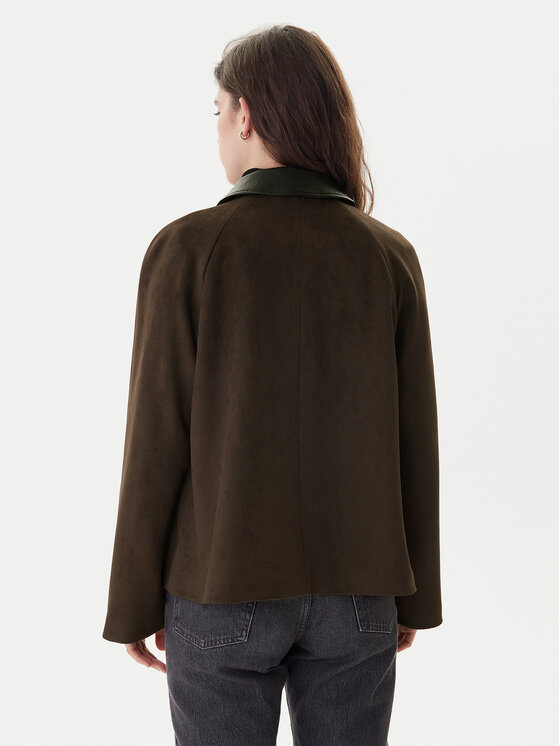 ONLY ONLY Dirbtinės odos striukė Abbie 15372234 Ruda Regular Fit