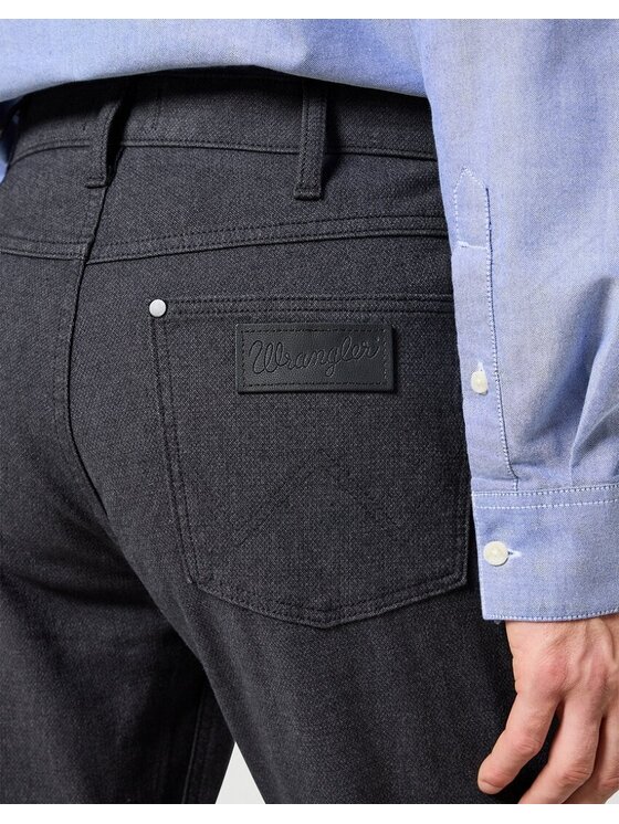Wrangler Wrangler Spodnie materiałowe GREENSBORO Szary Regular Fit