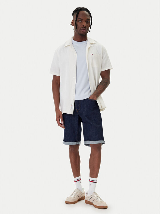 Tommy Jeans Tommy Jeans Camicia DM0DM23058 Écru Regular Fit