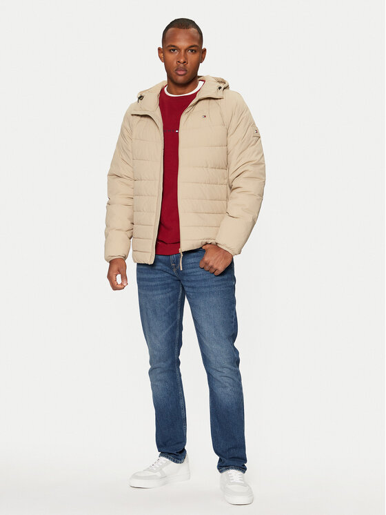 Tommy Hilfiger Tommy Hilfiger Зимно яке MW0MW37641 Бежов Regular Fit