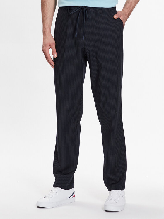 United Colors Of Benetton Pantaloni din material 44O6UF01I Negru Regular Fit