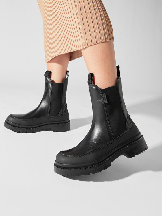 Gant Sztyblety Prepnovo Chelsea Boot 27551396 Czarny Modivo.pl