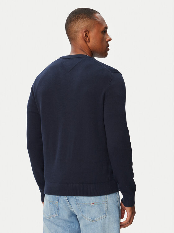 Tommy Jeans Tommy Jeans Džemperis Essential DM0DM22853 Tumši zils Slim Fit