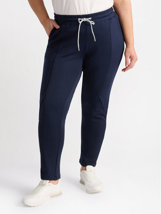 Fiorella Rubino Fiorella Rubino Pantaloni di tessuto P812L002096N034 Blu Regular Fit