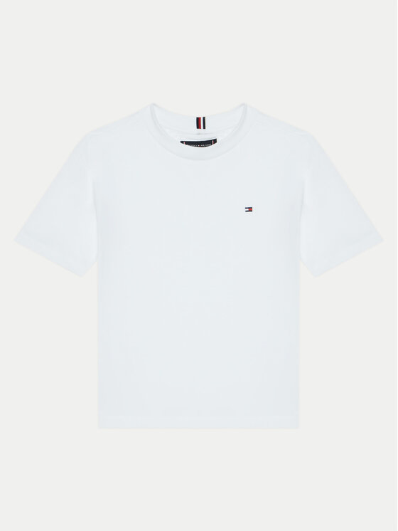Tommy Hilfiger Tricou KB0KB09601 M Alb Regular Fit