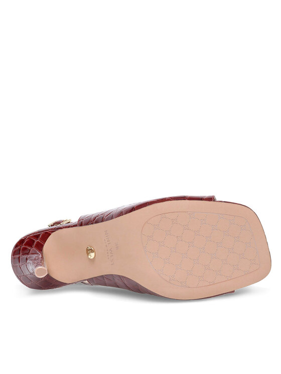 Nine West Nine West Sandały FF-1065 Czerwony