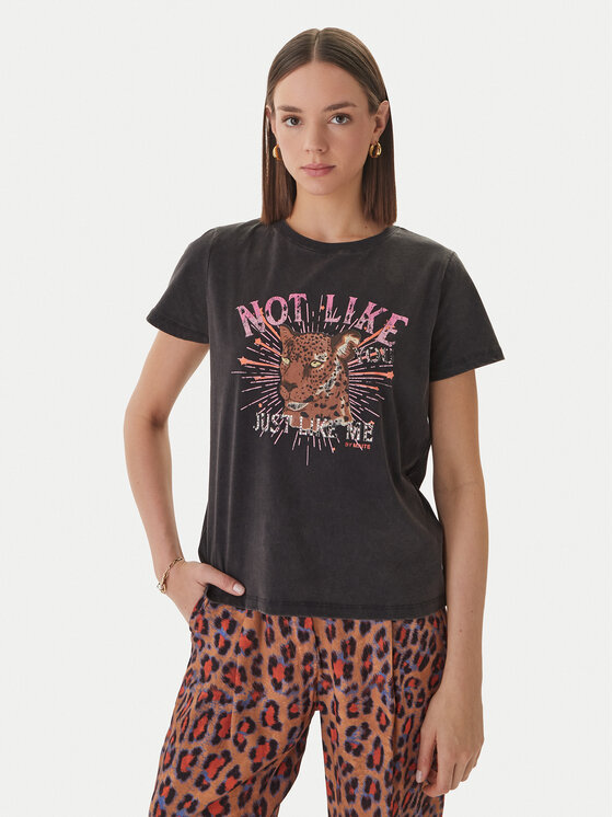 LOLA CASADEMUNT Tricou MS2615050 Negru Regular Fit