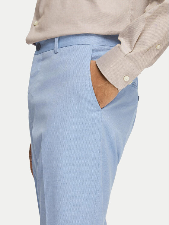 Selected Homme Selected Homme Pantaloni de costum 16092419 Albastru celest Slim Fit