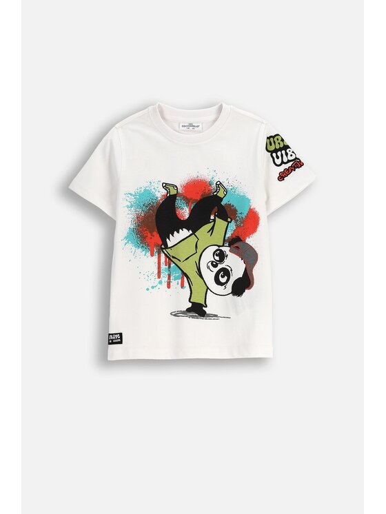 Coccodrillo Coccodrillo T-Shirt ZC5143203SBK-001 Bílá Regular Fit