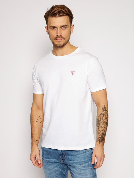 Guess Guess Póló Crew Neck F0BI00 K8HM0 Fehér Regular Fit