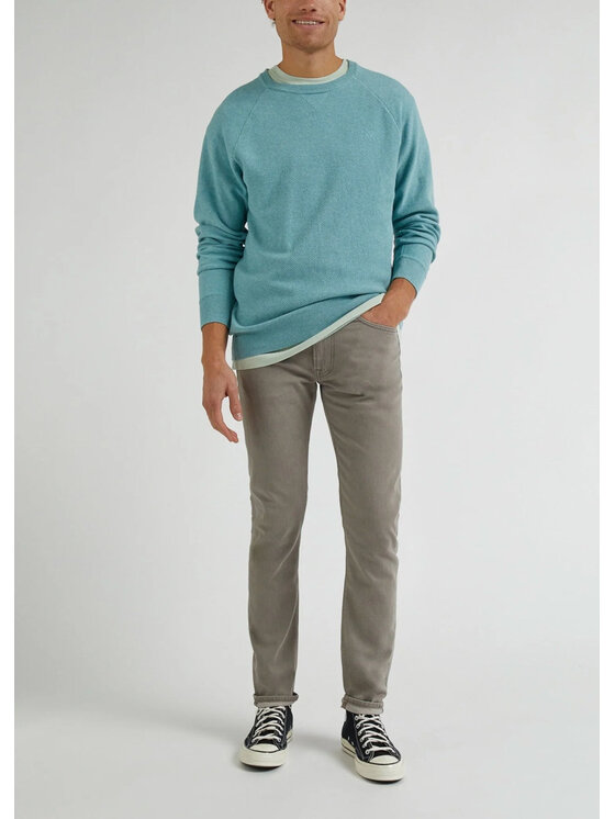 Lee Lee Pantaloni di tessuto LUKE Grigio Slim Fit