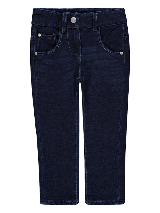 Kanz Kanz Spodnie materiałowe 1926804-0013 Granatowy Basic Fit