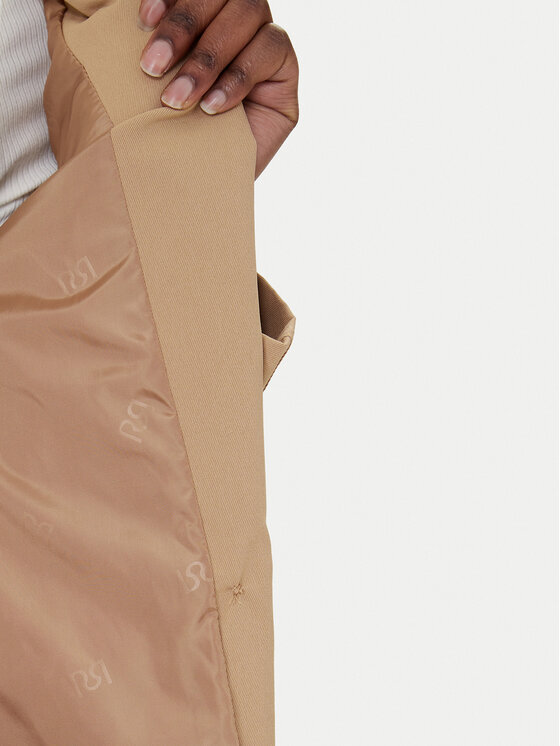 Rinascimento Rinascimento Trench CFC0124671003 Bej Regular Fit