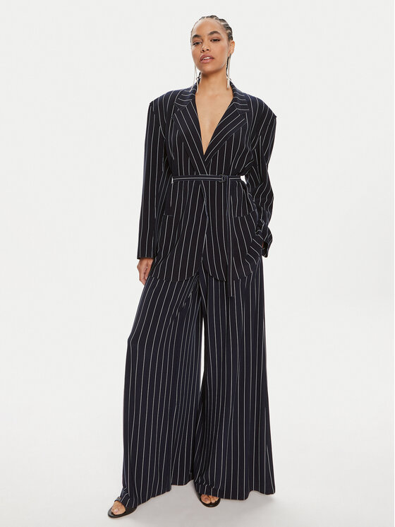 NORMA KAMALI NORMA KAMALI Sako KK1244PL158642 Tmavomodrá Oversize