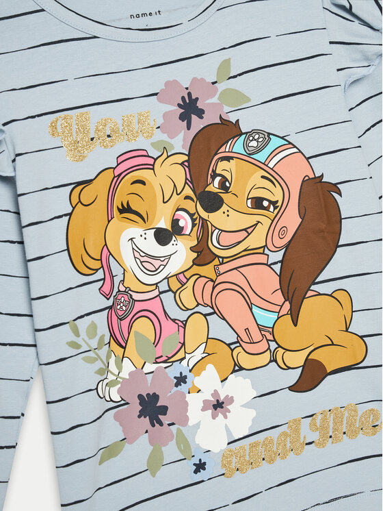 NAME IT NAME IT Blúzka Julia PAW PATROL 13238285 Modrá Regular Fit