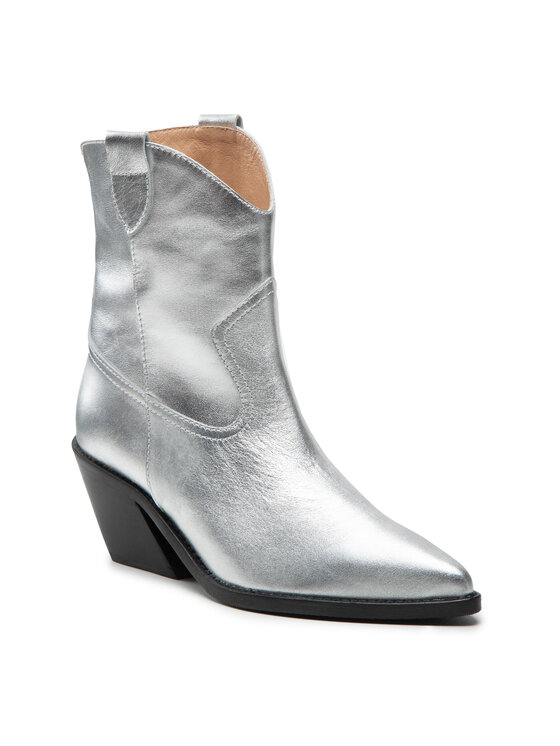 Eva Minge Eva Minge Cowboystiefel EM-57-12-001540 Silberfarben