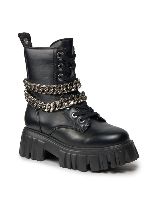 Buffalo Buffalo Stiefeletten Lion Lace Up T-Chain 1622367 Schwarz