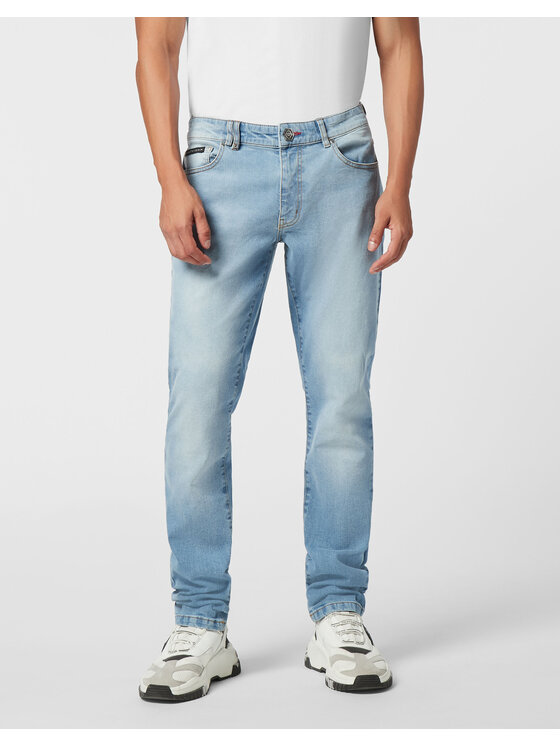 PHILIPP PLEIN PHILIPP PLEIN Jeans 25897 Blu Straight Leg
