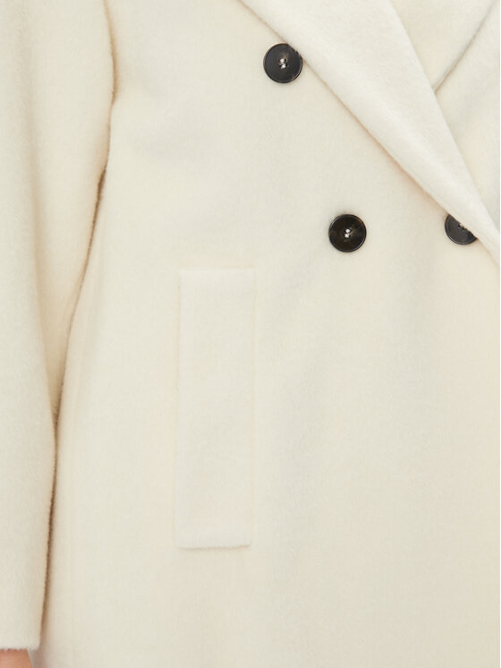 Marella Marella Cappotto di lana Caprile 2330161236200 Écru Regular Fit