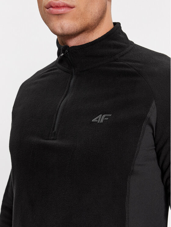 4F 4F Termalno donje rublje 4FAW23UFLEM035 Crna Slim Fit