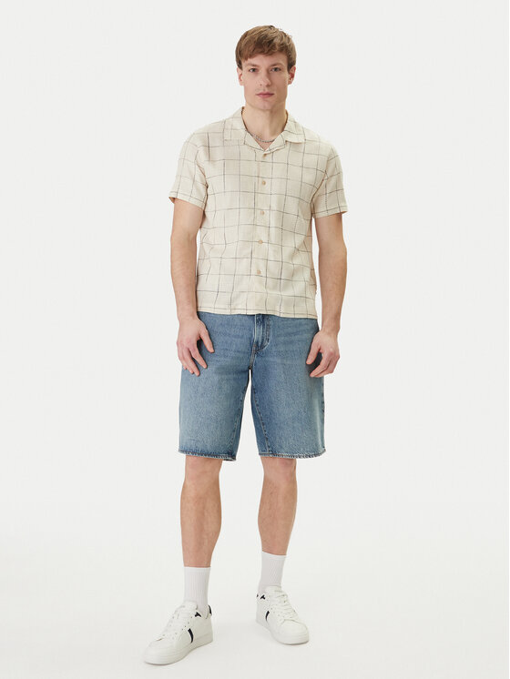 Guess Guess Риза M6GH46 W1754 Бежов Regular Fit