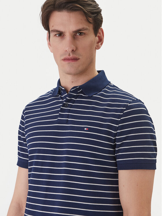 Tommy Hilfiger Tommy Hilfiger Tricou polo 1985 MW0MW17770 Bleumarin Regular Fit
