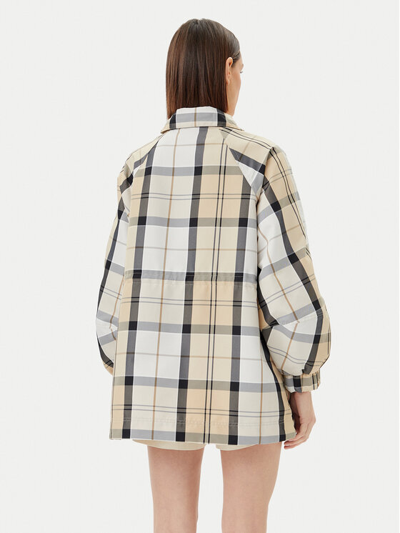 Barbour Barbour Giacca impermeabile Suri Checked LSP0224BE12 Beige Regular Fit