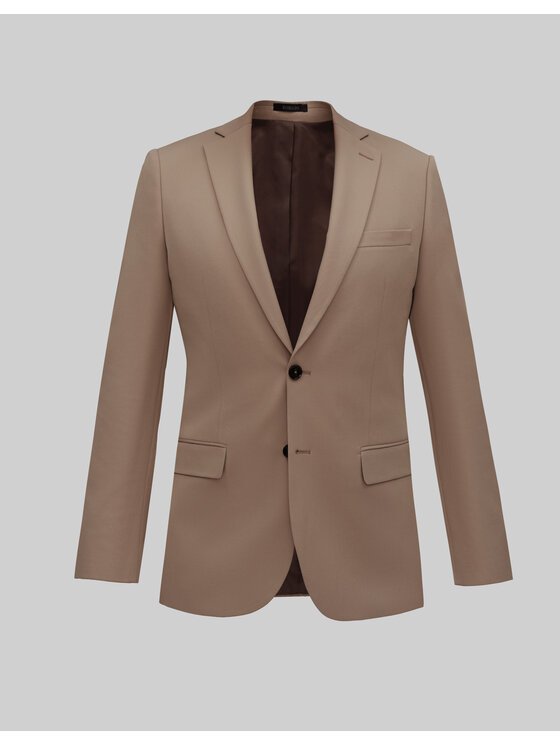 Borgio Borgio Marynarka lido khaki Khaki Slim Fit