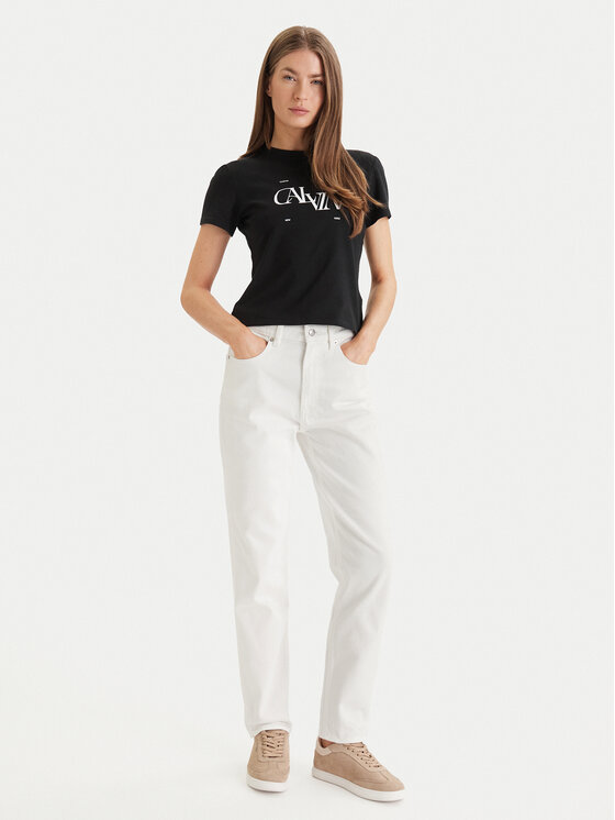 Calvin Klein Jeans Calvin Klein Jeans T-Shirt Seasonal LV047F808G Czarny Slim Fit