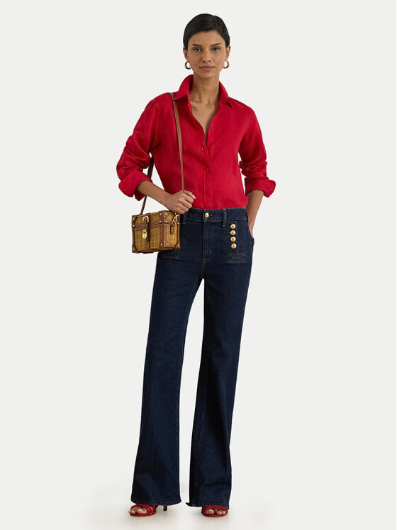 LAUREN RALPH LAUREN LAUREN RALPH LAUREN Srajca 200782777073 Rdeča Relaxed Fit
