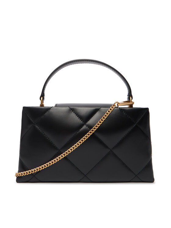 Tory Burch Tory Burch Handtasche Kira Diamond Quilt East-West Top Handle 174999 Schwarz