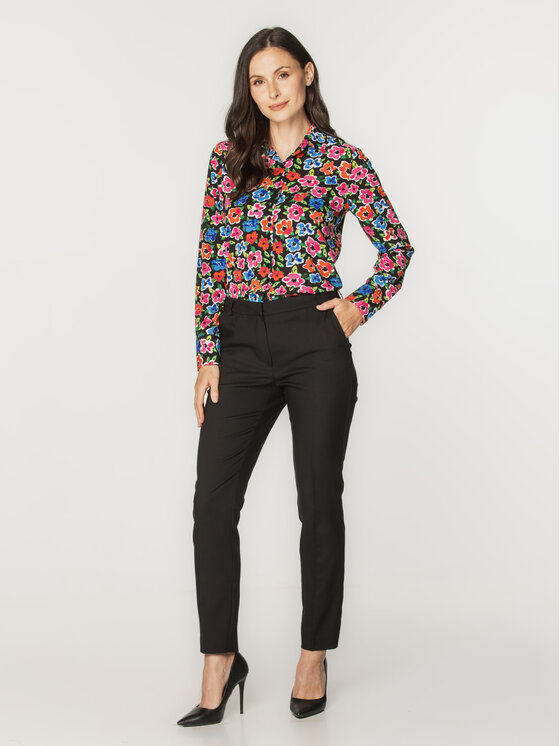 Willsoor Willsoor Koszula 61350 Czarny Oversize