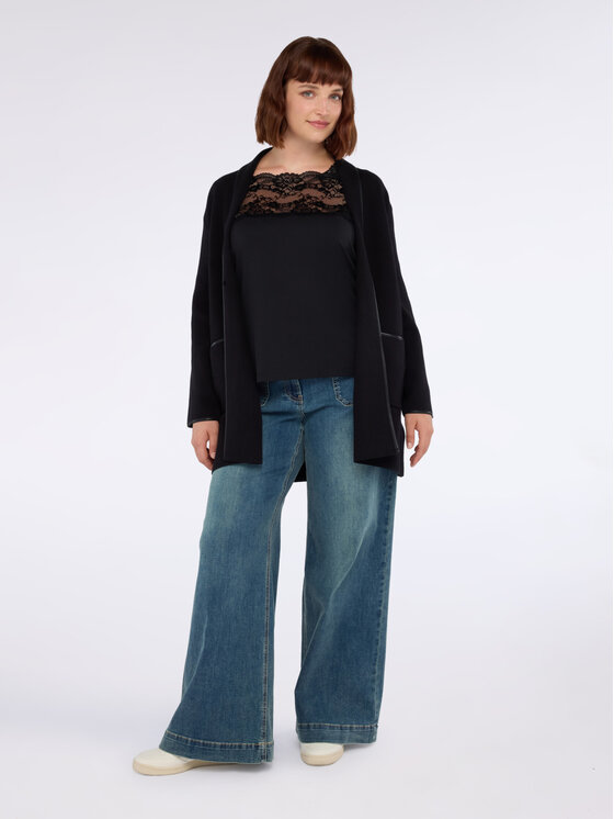 Fiorella Rubino Fiorella Rubino Blusa G093L108580N033 Nero Regular Fit