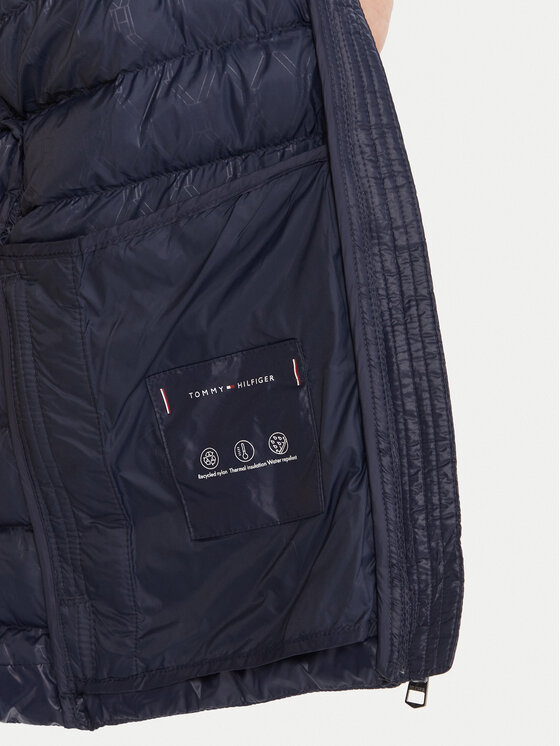 Tommy Hilfiger Tommy Hilfiger Αμάνικο Μπουφάν WW0WW47352 Σκούρο μπλε Slim Fit