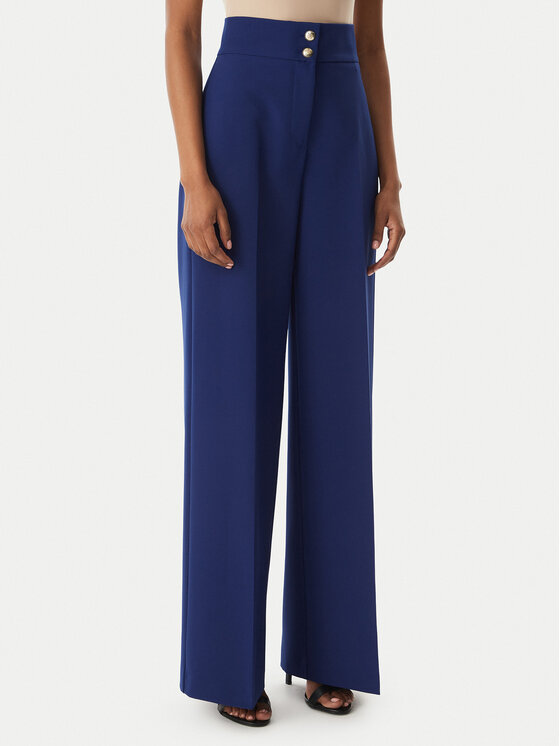 Maryley Pantaloni din material 26EB680/43FR Bleumarin Regular Fit