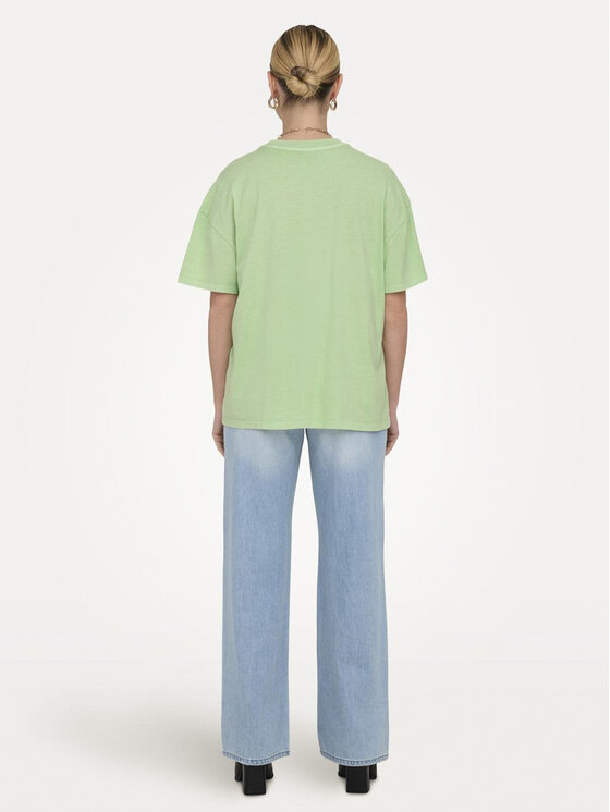 ONLY ONLY T-krekls Rilly 15316994 Zaļš Regular Fit