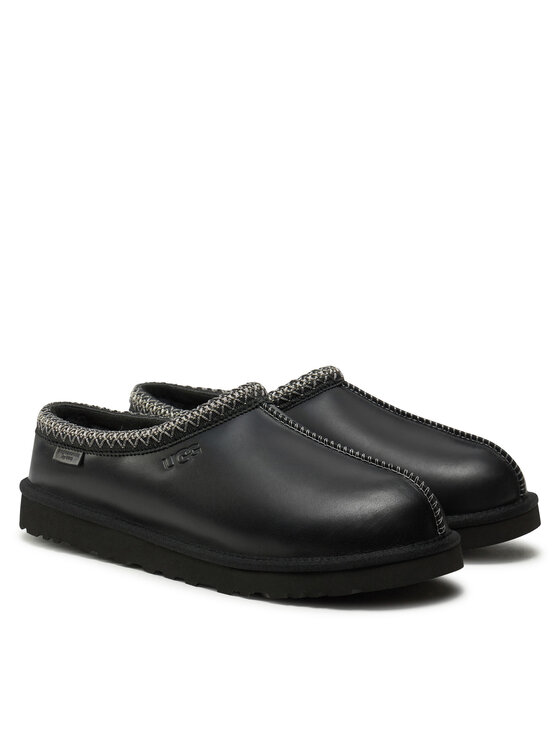 Ugg Ugg Kapcie M Tasman Lthr Regen 1163890 Czarny