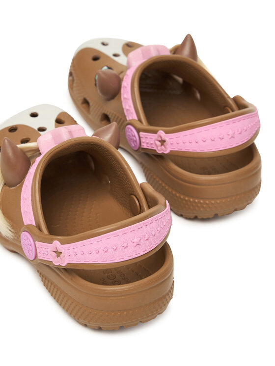 Crocs Crocs Iešļūcenes Toddler Classic IAM Horse Clog 211371 Brūns