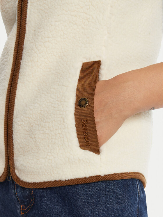 Barbour Barbour Gilet LFL0055CR11 Écru Regular Fit