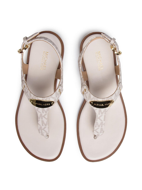 MICHAEL Michael Kors MICHAEL Michael Kors Сандали Mini Mk Logo 40R5MKFA1B Бежов