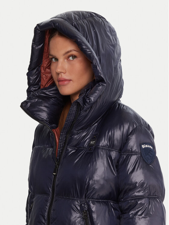 Blauer Blauer Wintermantel 25WBLDK02192 Dunkelblau Regular Fit