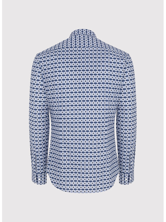 Pako Lorente Pako Lorente Koszula P25WF-1X-042 Granatowy Slim Fit
