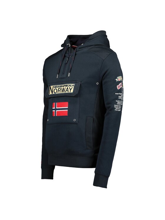 Geographical Norway Geographical Norway Bluza WW2489H/GN-NAVY Granatowy Regular Fit