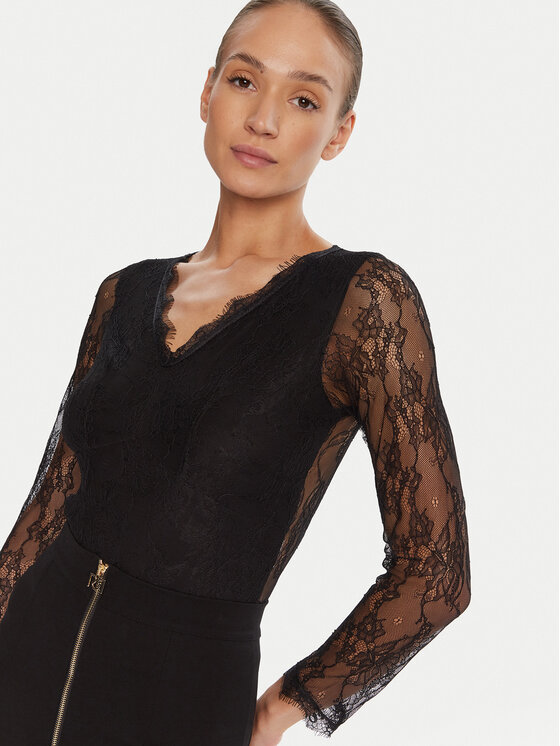 Rinascimento Rinascimento Боди CFC0125006003 Черен Regular Fit