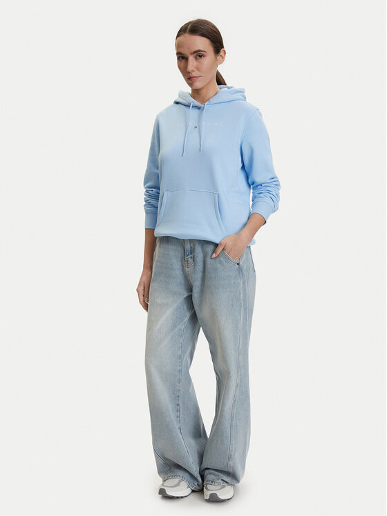Tommy Jeans Tommy Jeans Mikina DW0DW17324 Modrá Regular Fit