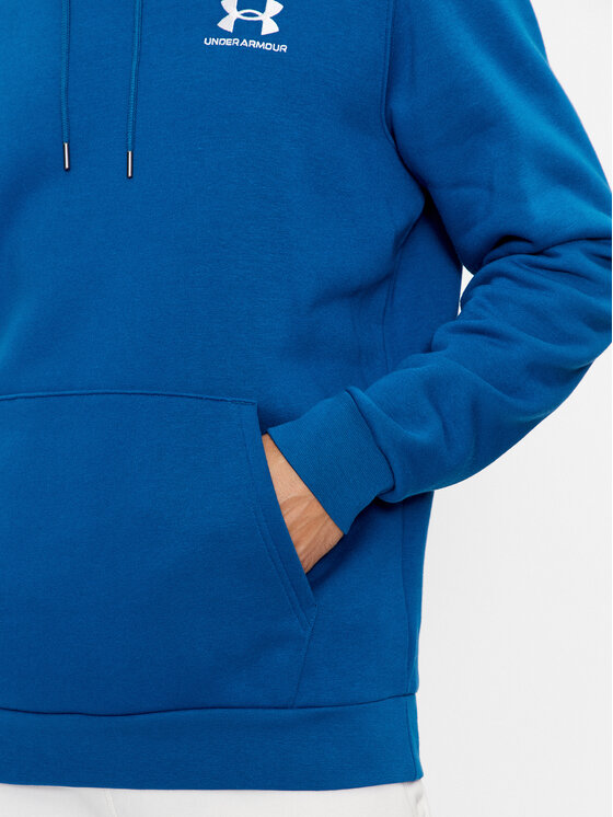 Under Armour Under Armour Bluza Ua Essential Fleece Hoodie 1373880 Niebieski Loose Fit