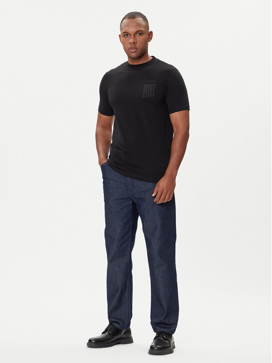 KARL LAGERFELD KARL LAGERFELD T-shirt 755034 554221 Crna Regular Fit