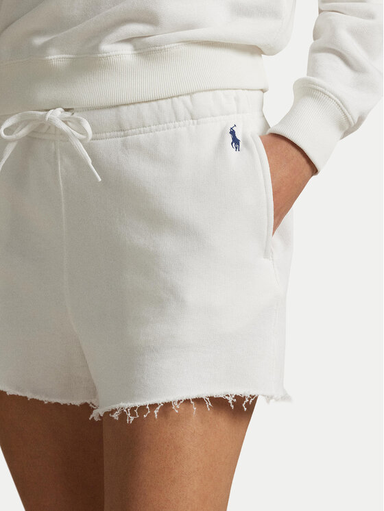 Polo Ralph Lauren Polo Ralph Lauren Športne kratke hlače 211965103001 Bela Straight Fit