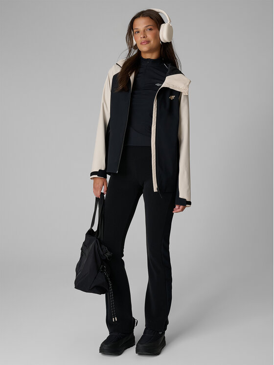 4F 4F Kurtka przejściowa URBAN COMMUTER Czarny Regular Fit