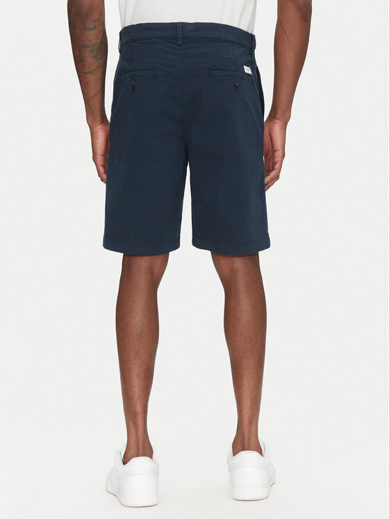 Pepe Jeans Pepe Jeans Riidest šortsid PM801181 Tumesinine Regular Fit